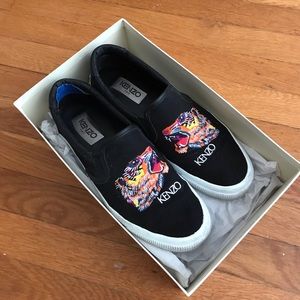 Kenzo Tiger Head Slip-on Trainers